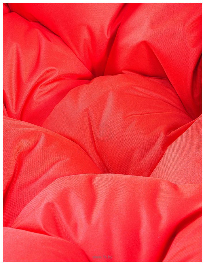 Фотографии M-Group Кокос на подставке 11590306 (серый ротанг/красная подушка)