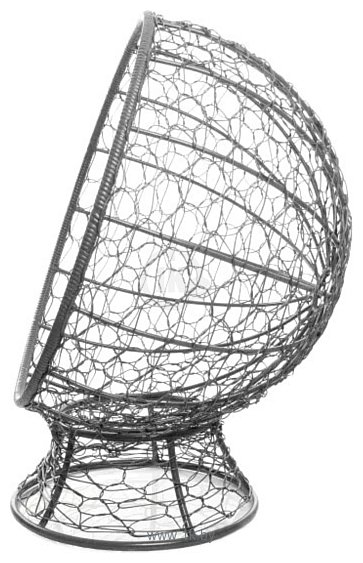 Фотографии M-Group Кокос на подставке 11590306 (серый ротанг/красная подушка)