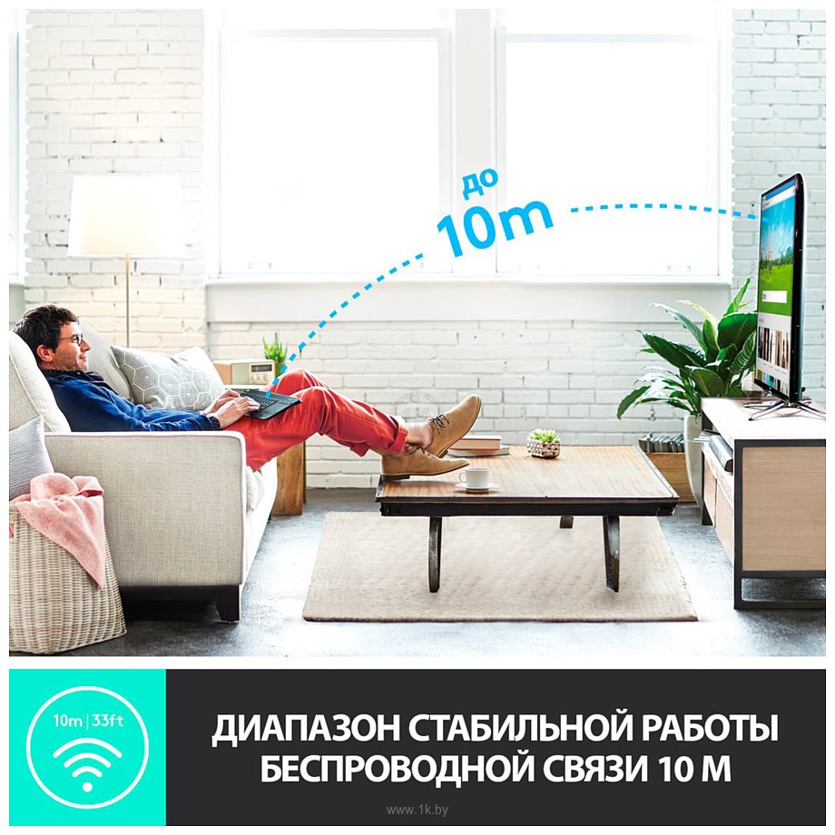Фотографии Logitech K400 Plus 920-007145 black (без кириллицы)