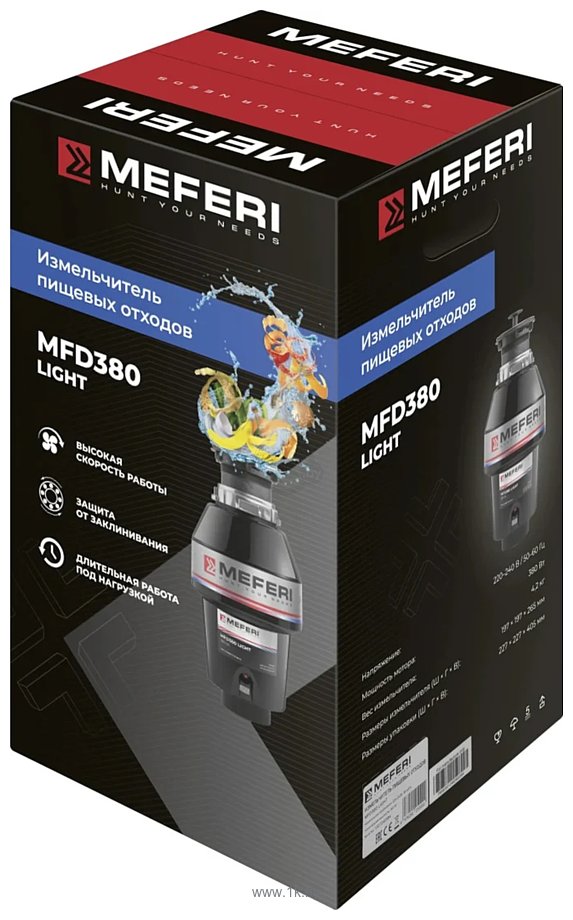 Фотографии Meferi MFD380 LIGHT без пускового блока и пневмокнопки