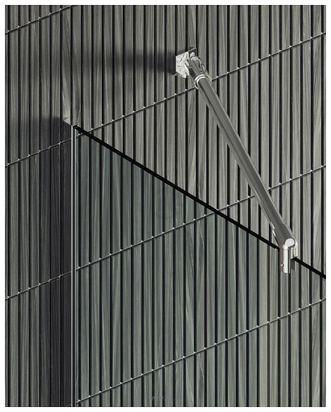 Фотографии MaybahGlass 195x89 MGD-689-5у (прозрачное стекло/хром матовый)