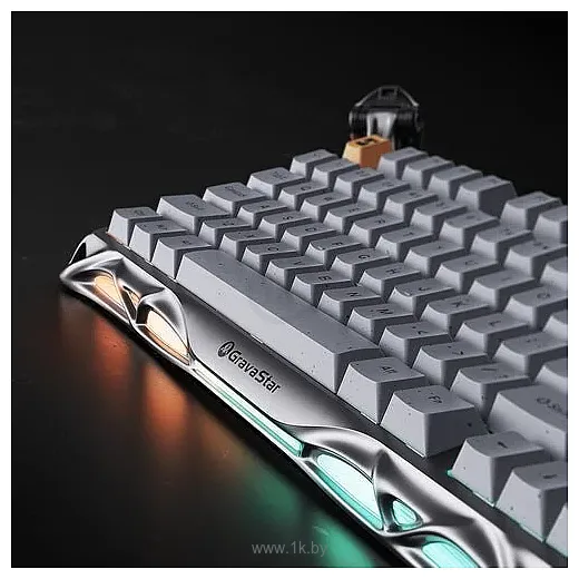Фотографии Gravastar Mercury K1 Pro Silver Gray GravaStar x Kailh Speedy Mint Фотографии Gravastar Mercury K1 Pro Silver Gray GravaStar x Kailh Speedy Mint