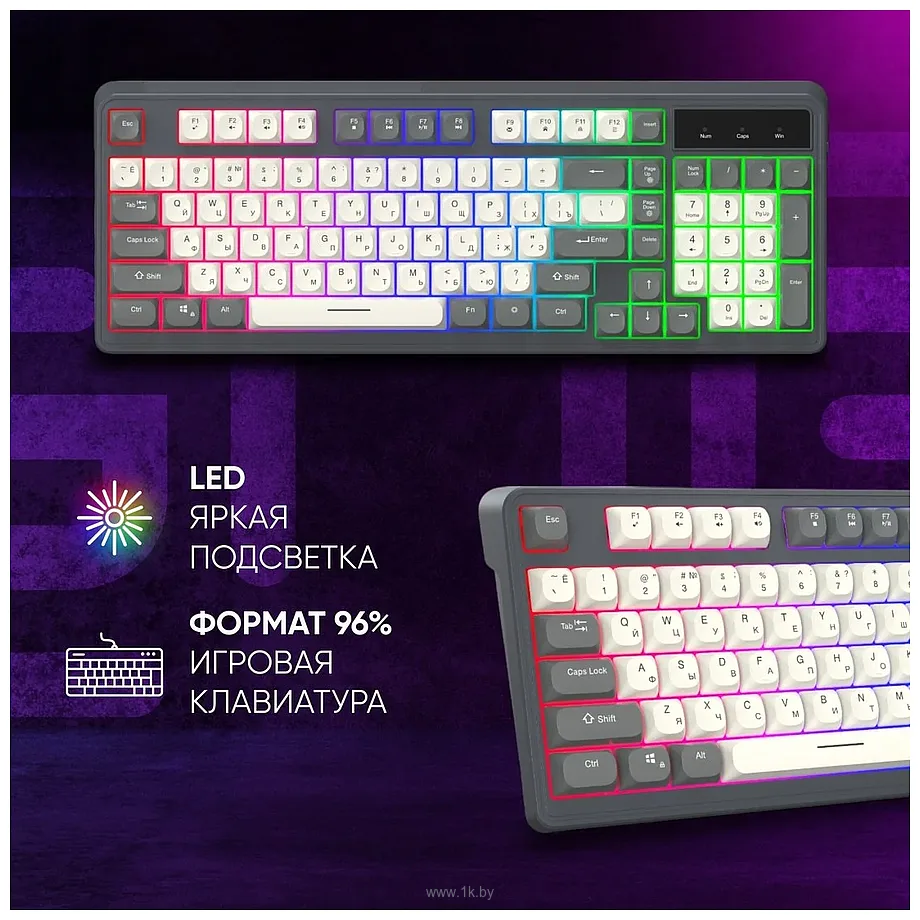 Фотографии Оклик 731G gray/white