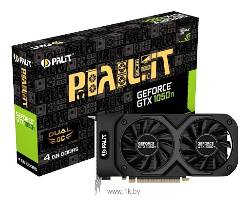 Фотографии Palit GeForce GTX 1050 Ti Dual OC (NE5105TS18G1-1071D)
