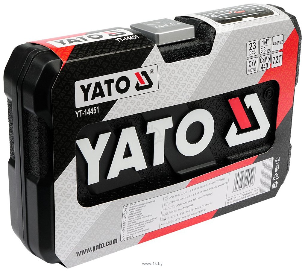Фотографии Yato YT-14451 23 предмета