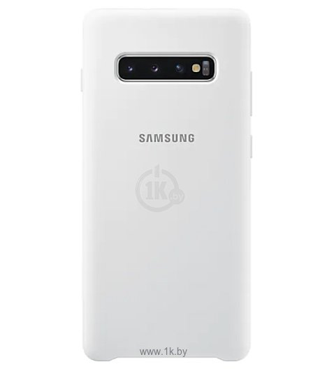 Фотографии Samsung Silicone Cover для Samsung Galaxy S10 Plus (белый)