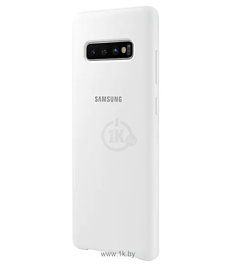 Фотографии Samsung Silicone Cover для Samsung Galaxy S10 Plus (белый)