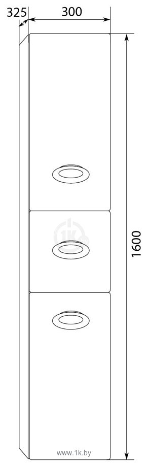 Фотографии MarkaOne Arrondi 30П У69566 (правый, белый)