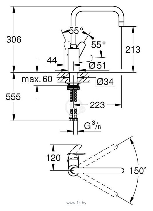 Фотографии Grohe Eurodisc Cosmopolitan 32259003