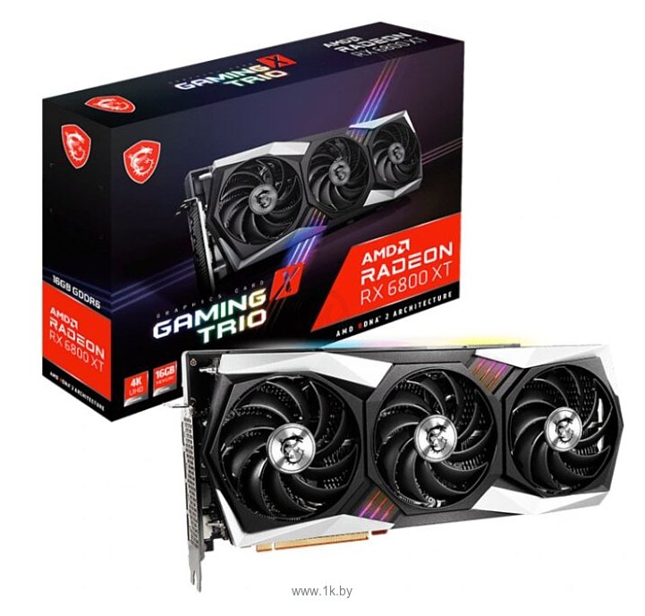 Фотографии MSI Radeon RX 6800 XT GAMING X TRIO 16GB