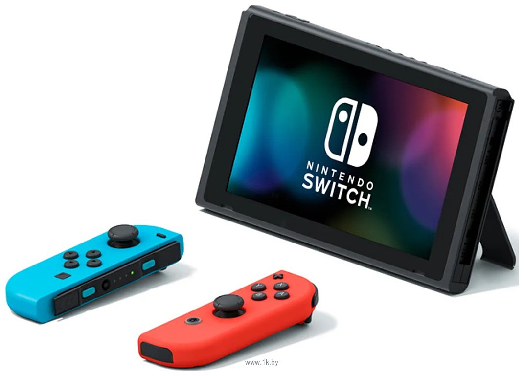 Фотографии Nintendo Switch 2019 (с неоновыми Joy-Con)