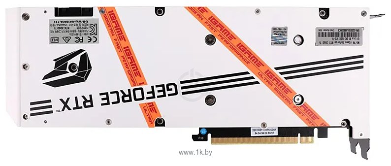 Фотографии Colorful iGame GeForce RTX 3060 Ti Ultra W OC G6X V2-V