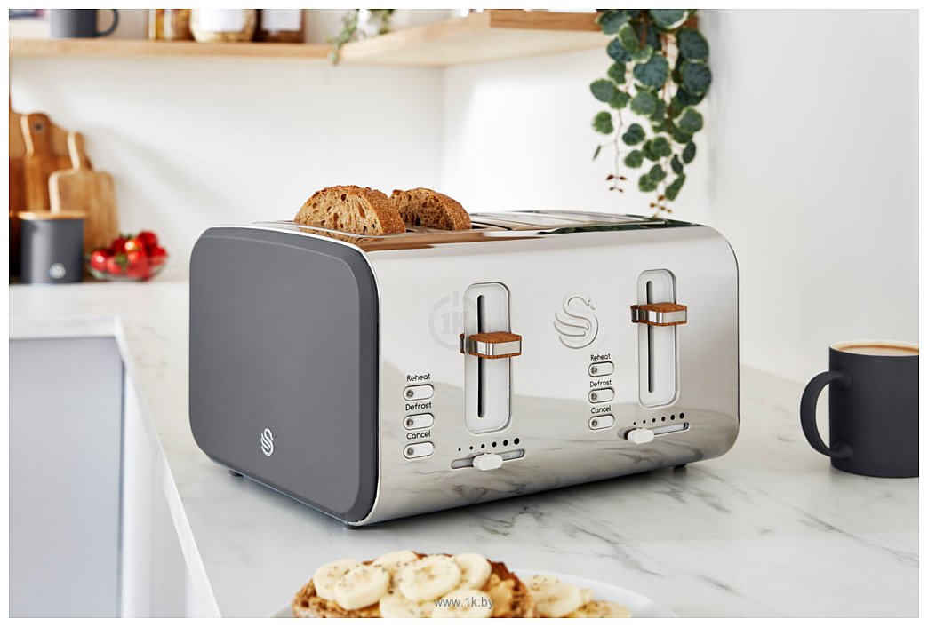 Фотографии Swan Nordic Style Toaster ST14620GRYN