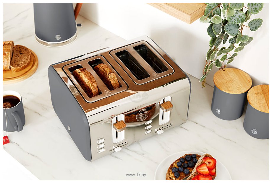 Фотографии Swan Nordic Style Toaster ST14620GRYN