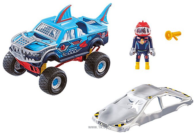 Фотографии Playmobil PM70550 Трюк-шоу Shark Monster Truck