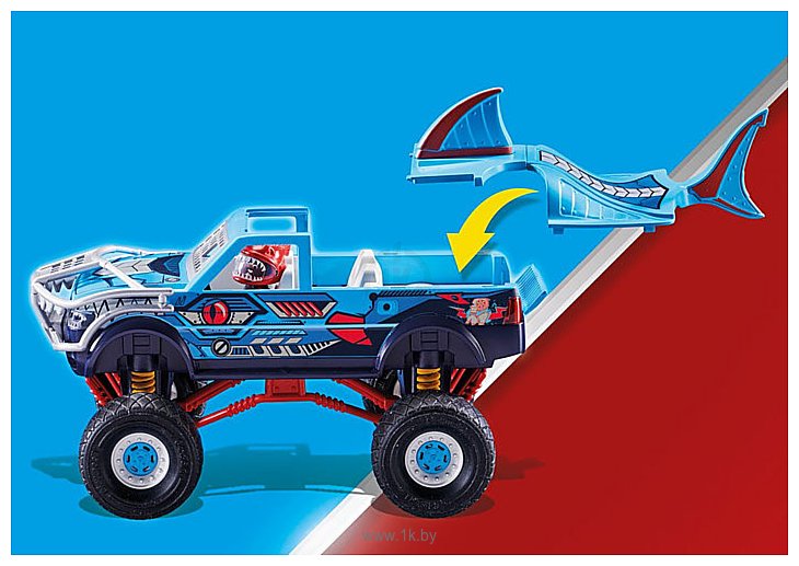 Фотографии Playmobil PM70550 Трюк-шоу Shark Monster Truck