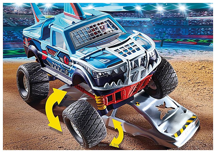 Фотографии Playmobil PM70550 Трюк-шоу Shark Monster Truck