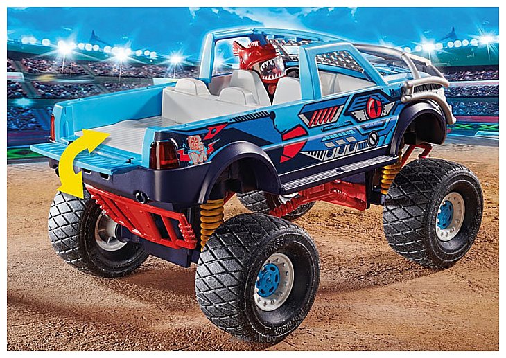 Фотографии Playmobil PM70550 Трюк-шоу Shark Monster Truck