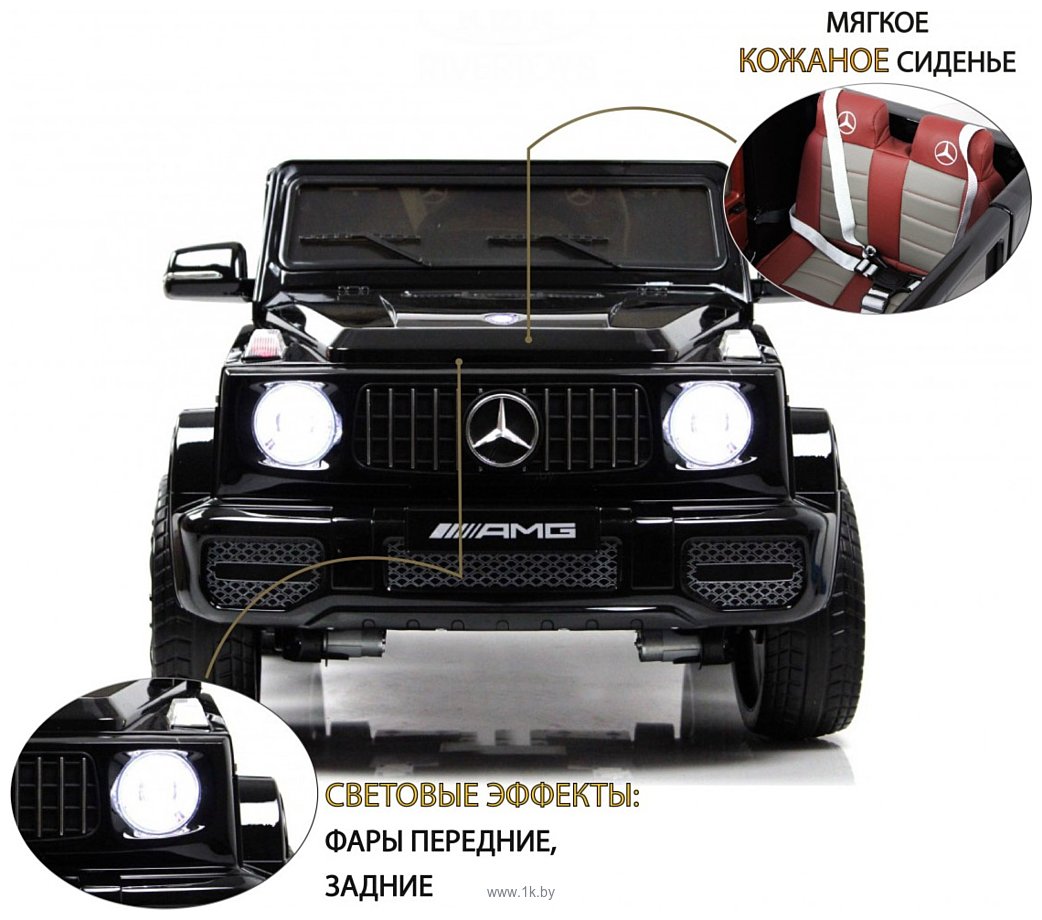 Фотографии RiverToys Mercedes-Benz G65 E111EE (черный глянец)