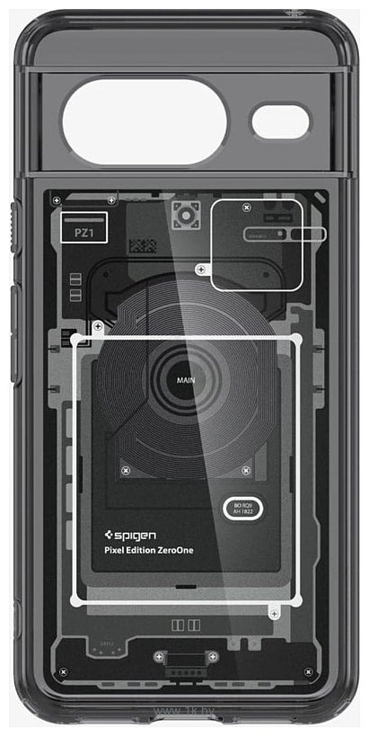 Фотографии Spigen Ultra Hybrid Zero One для Google Pixel 8 ACS06279 (разноцветный)