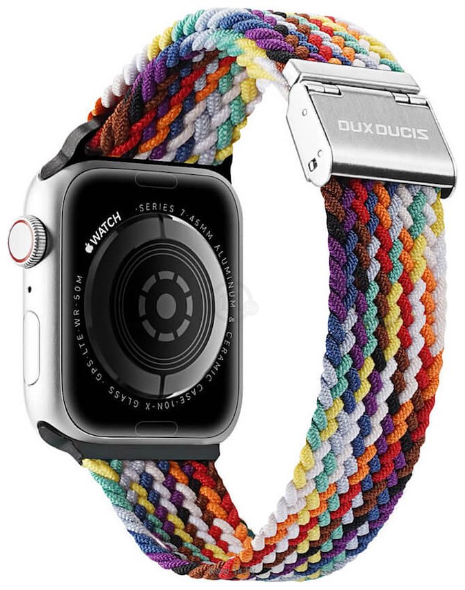 Фотографии Dux Ducis Strap Mixture II Version для Apple Watch 49мм/45мм/44мм/42мм (rainbow)