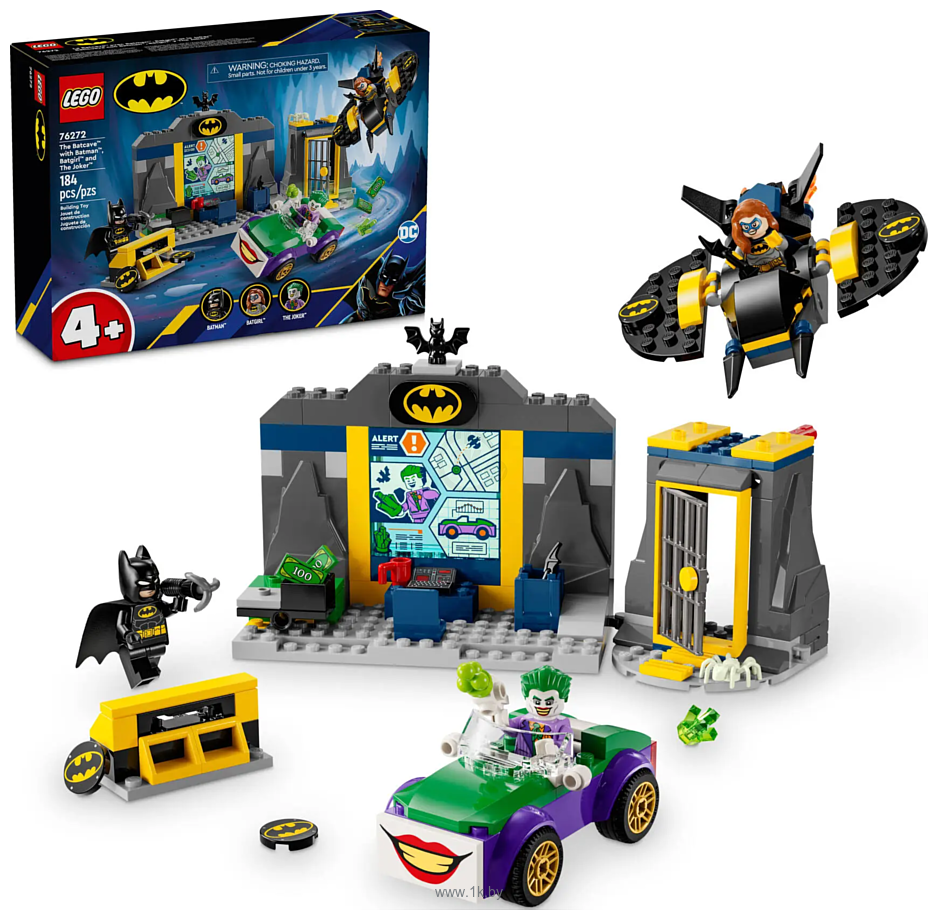 Фотографии LEGO Batman 76272 Бэтмен, Бэтгерл и Джокер в Бэтпещере