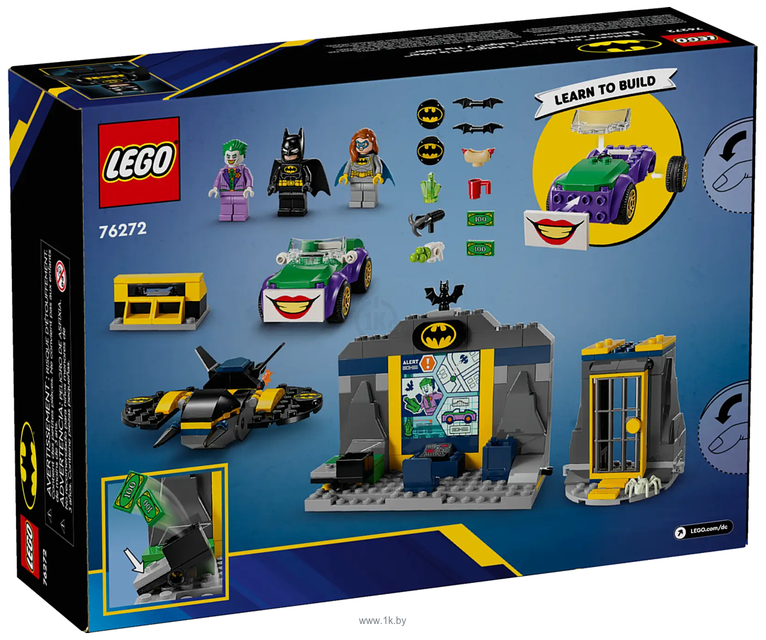 Фотографии LEGO Batman 76272 Бэтмен, Бэтгерл и Джокер в Бэтпещере