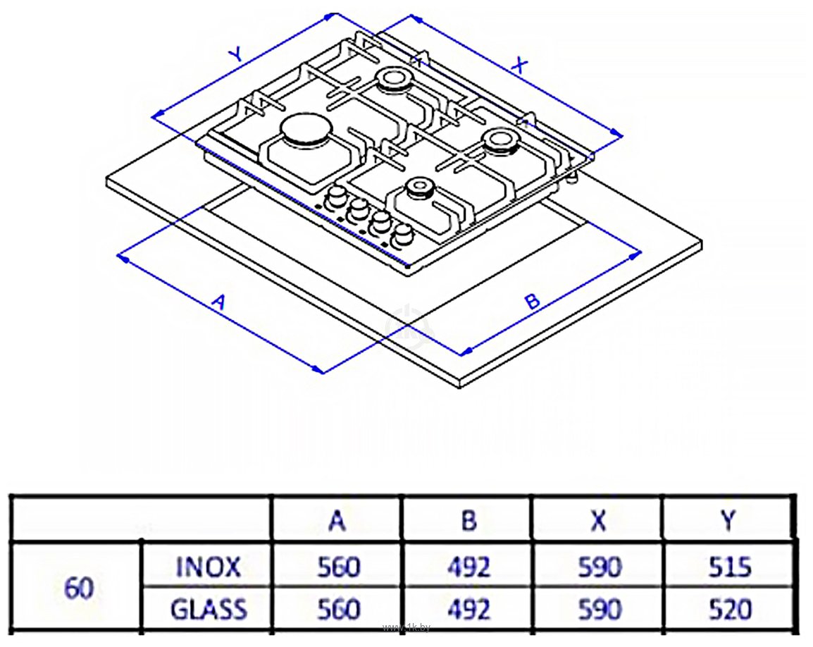 Фотографии Weissgauff HGG 641 BGV NANO GLASS