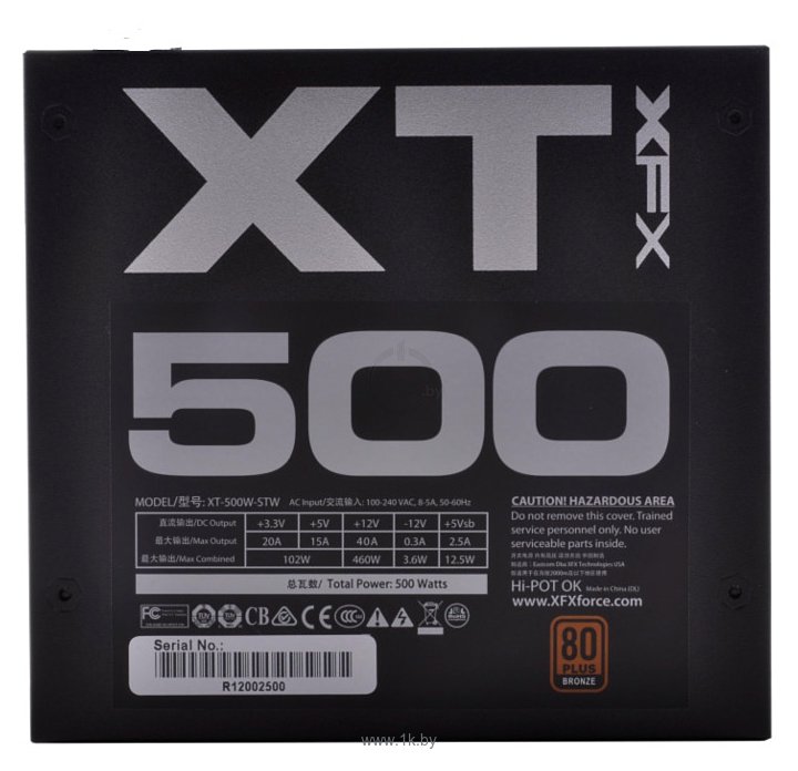 Фотографии XFX P1-500B-XTFR 500W