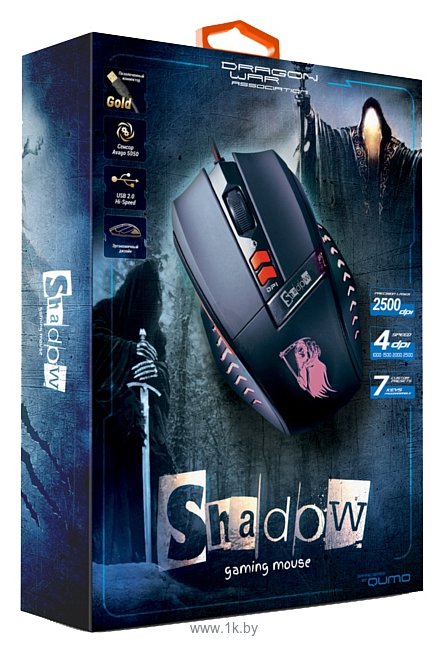 Фотографии Qumo Dragon War Shadow black USB