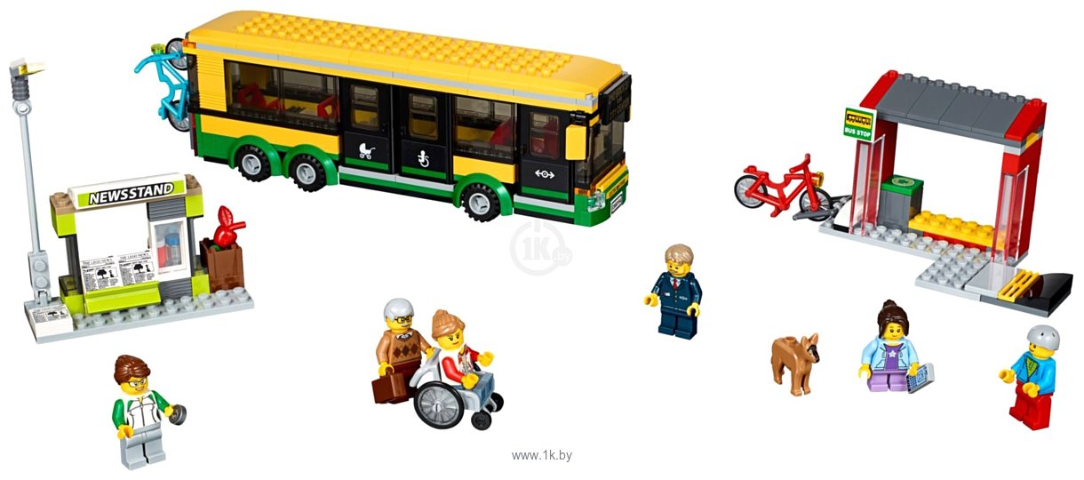 Фотографии LEGO City 60154 Автобусная остановка