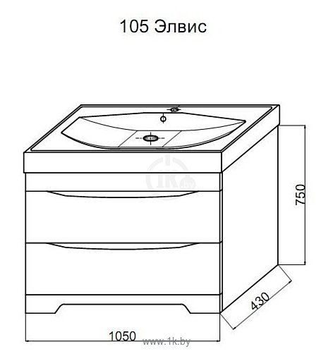 Фотографии Misty Элвис 105 (напольная, венге)