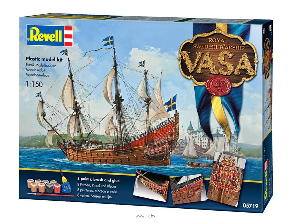 Фотографии Revell 05719 Подарочный набор Шведский парусник Vasa