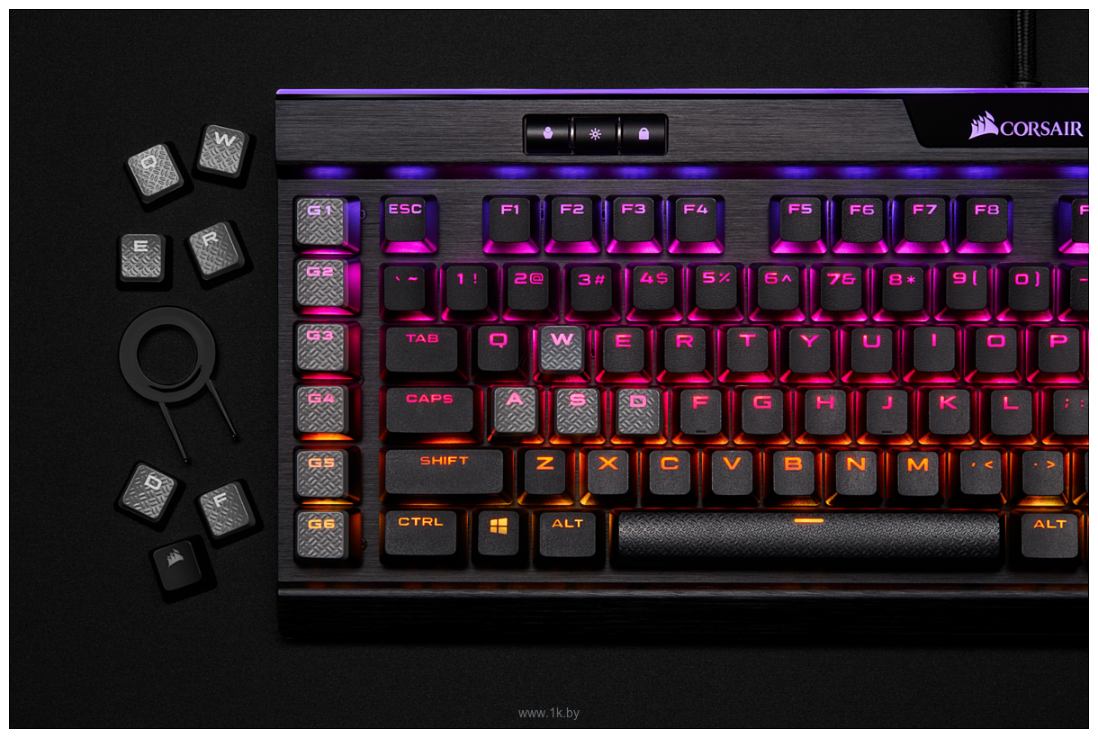 Фотографии Corsair K95 RGB Platinum XT Cherry MX Speed (без кириллицы)