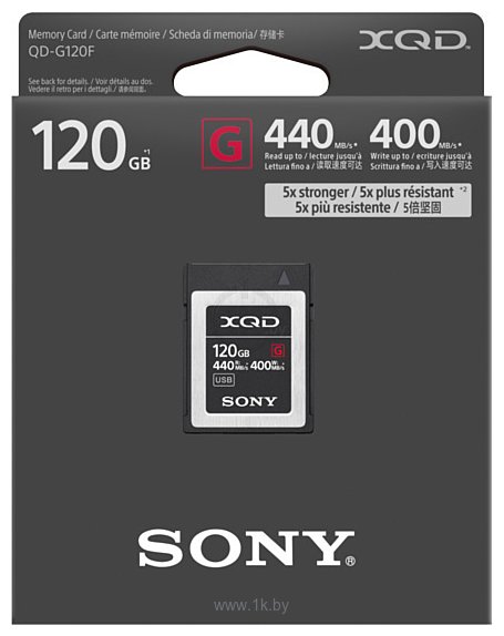 Фотографии Sony XQD QD-G120F 120GB