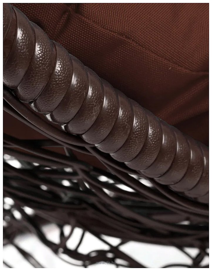 Фотографии M-Group Кокос на подставке 11590205 (коричневый ротанг/коричневая подушка)