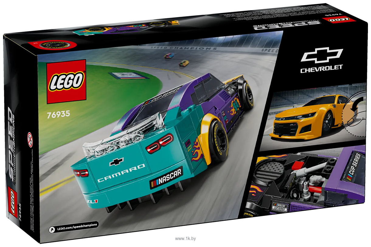 Фотографии LEGO Speed Champions 76935 NASCAR Next Gen Chevrolet Camaro ZL1