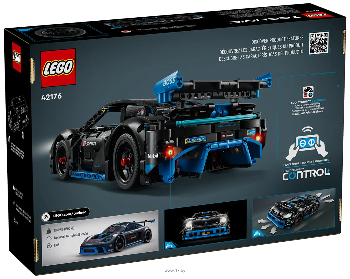 Фотографии LEGO Technic 42176 Гоночный автомобиль Porsche GT4 E-Performance Фотографии LEGO Technic 42176 Гоночный автомобиль Porsche GT4 E-Performance