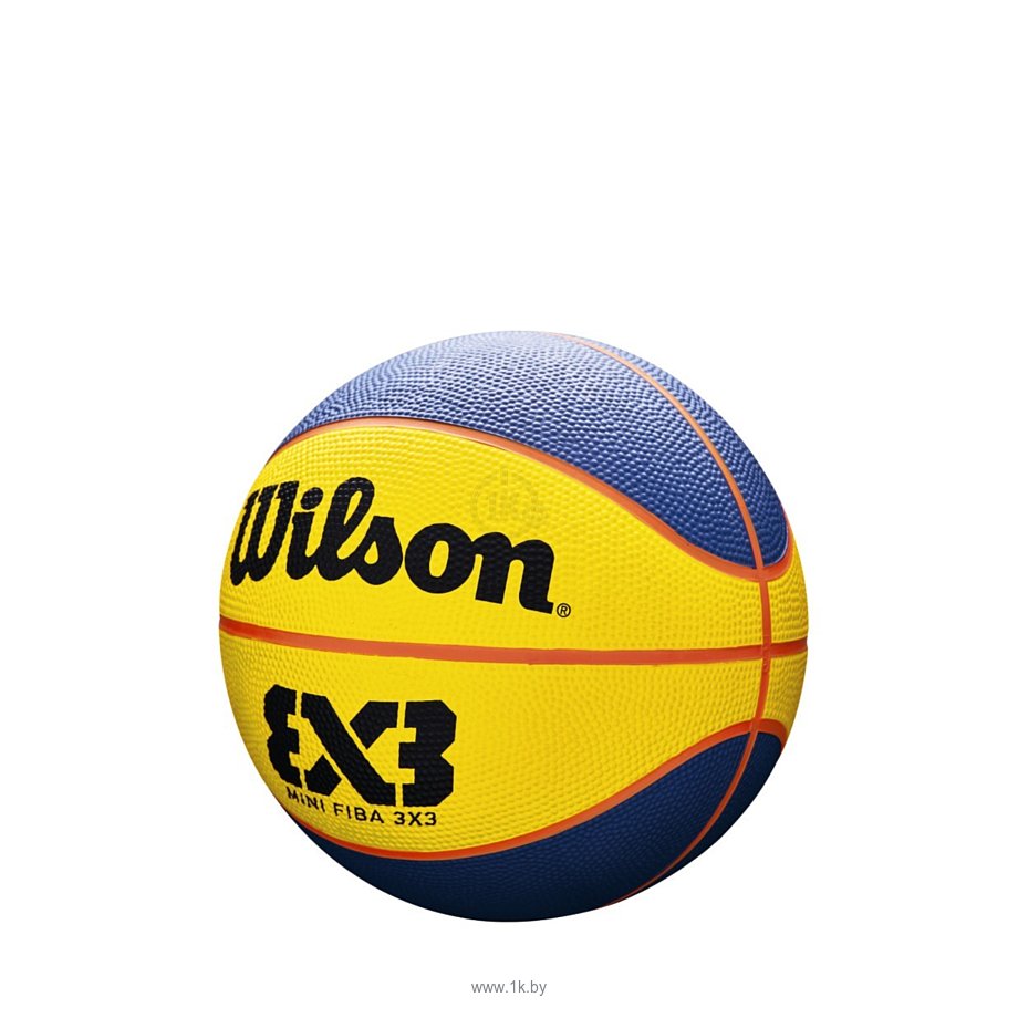 Фотографии Wilson FIBA 3X3 Mini Rubber Basketball WTB1733XB (3 размер)