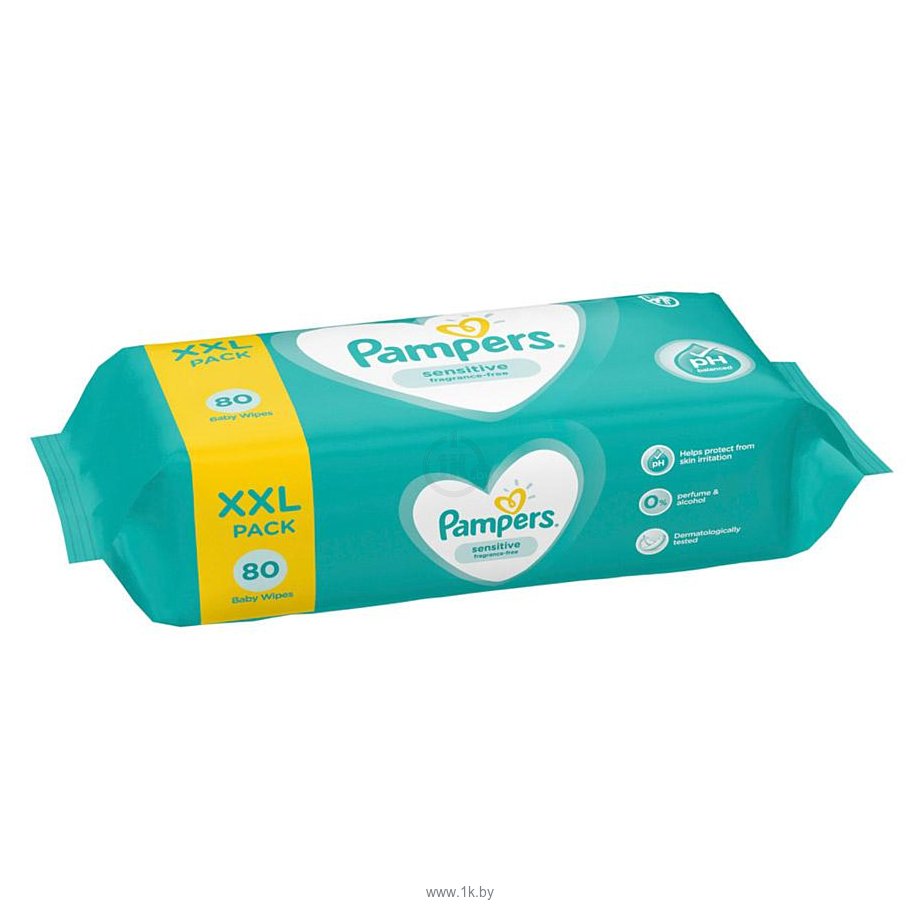 Фотографии Pampers Sensitive 80 шт