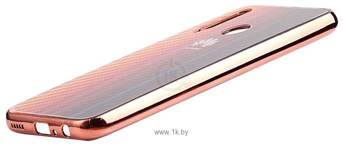 Фотографии EXPERTS Aurora Glass для Huawei P20 Lite с LOGO (красно-черный)