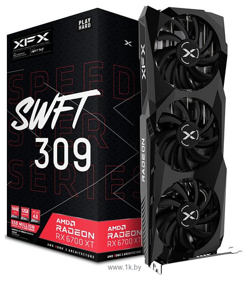 Фотографии XFX Speedster Swift 309 Radeon RX 6700 XT Core 12GB GDDR6