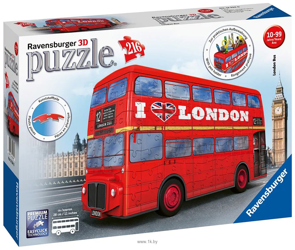 Фотографии Ravensburger Лондонский автобус 12534 (216 эл)