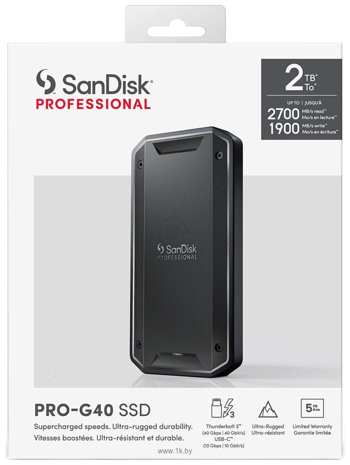 Фотографии SanDisk PRO-G40 2TB SDPS31H-002T-GBCND