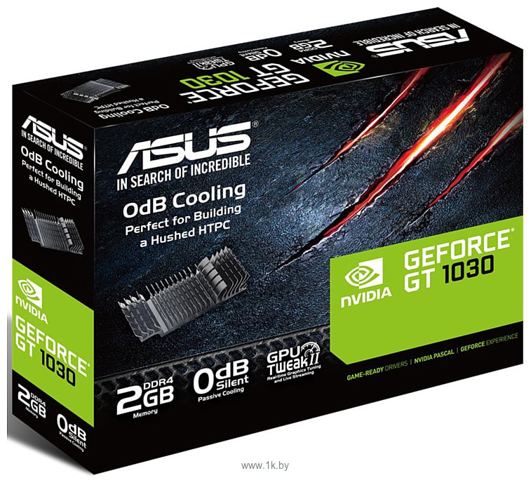Фотографии ASUS GeForce GT 1030 2GB DDR4 (GT1030-SL-2GD4-BRK)
