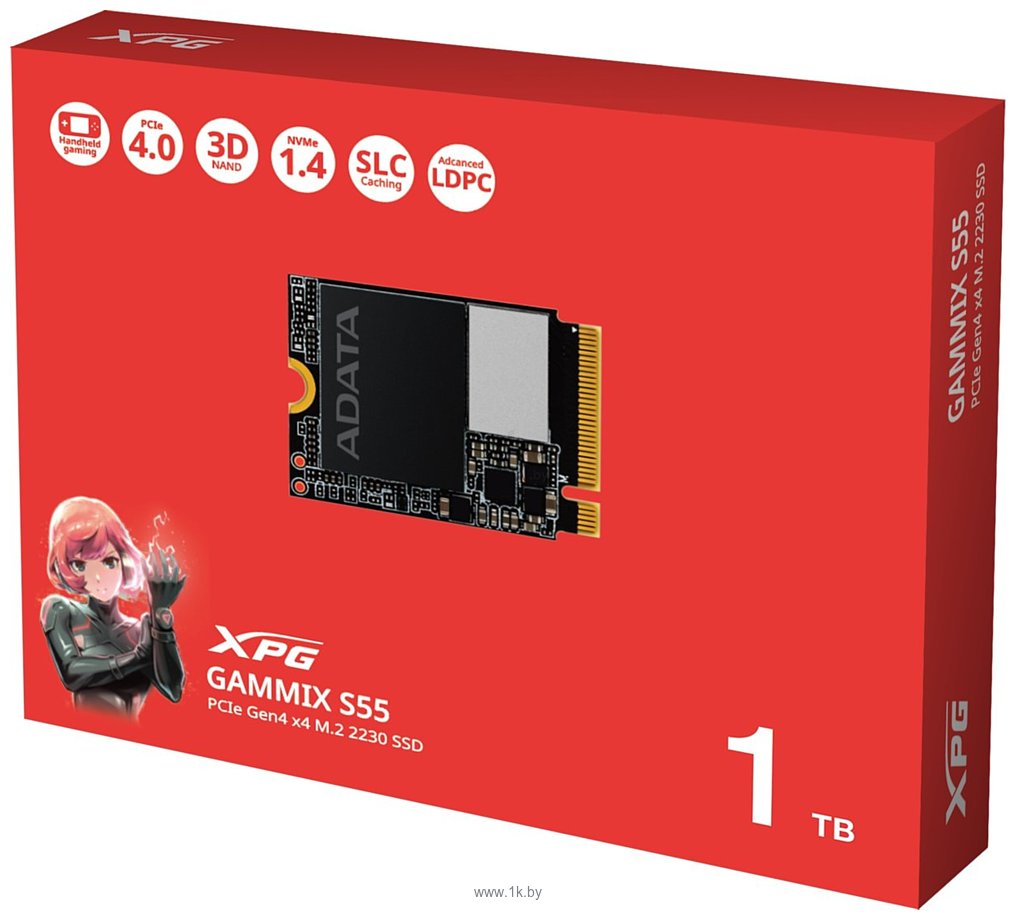 Фотографии ADATA XPG Gammix S55 1TB SGAMMIXS55-1T-C