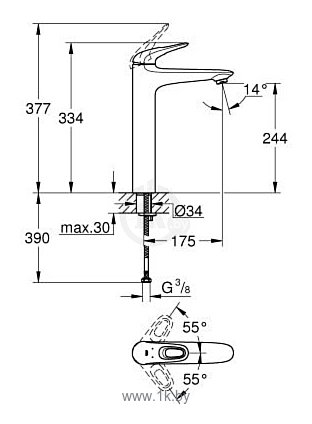 Фотографии Grohe Eurostyle 23570003