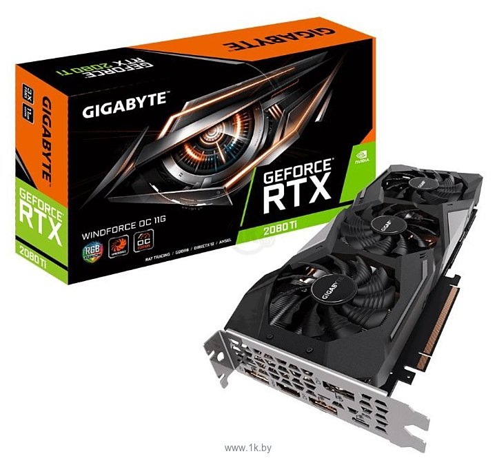 Фотографии GIGABYTE GeForce RTX 2080 8192MB WINDFORCE OC (GV-N2080WF3OC-8GC)