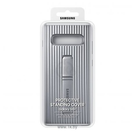 Фотографии Samsung Protective Standing Cover для Samsung Galaxy S10 Plus (серый)