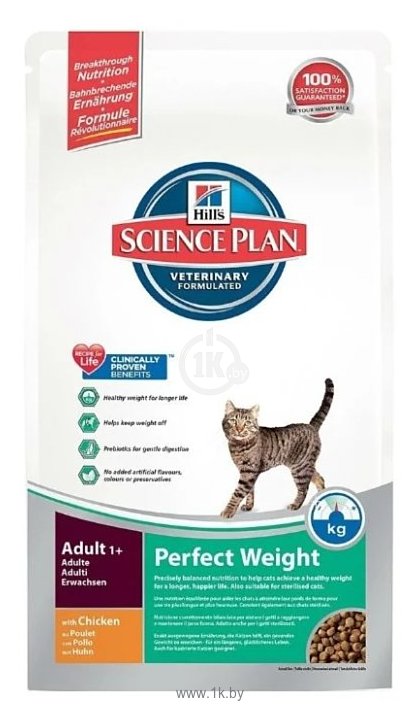 Фотографии Hill's Science Plan Feline Adult Perfect Weight with Chicken (1.5 кг)